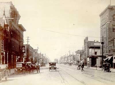 Ludington Street Trolley Tracks